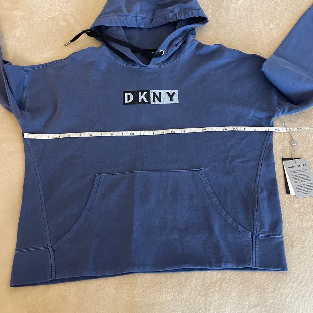 DKNY Sport Hooded Logo Sweater - Size M - Picture 9 of 14